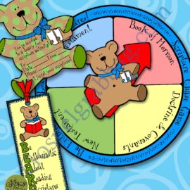 B.E.A.R.S. Be Enthusiastic About Reading Scriptures (scripture bookmarks and scripture chase)