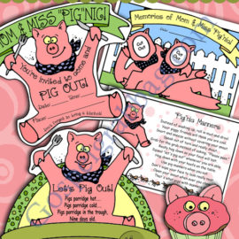 $3.75 Activity Days - Super Socials - Mother and Daughter: "Mom and Miss Pig-nic" Picnic (Faith in God Activity Days)
