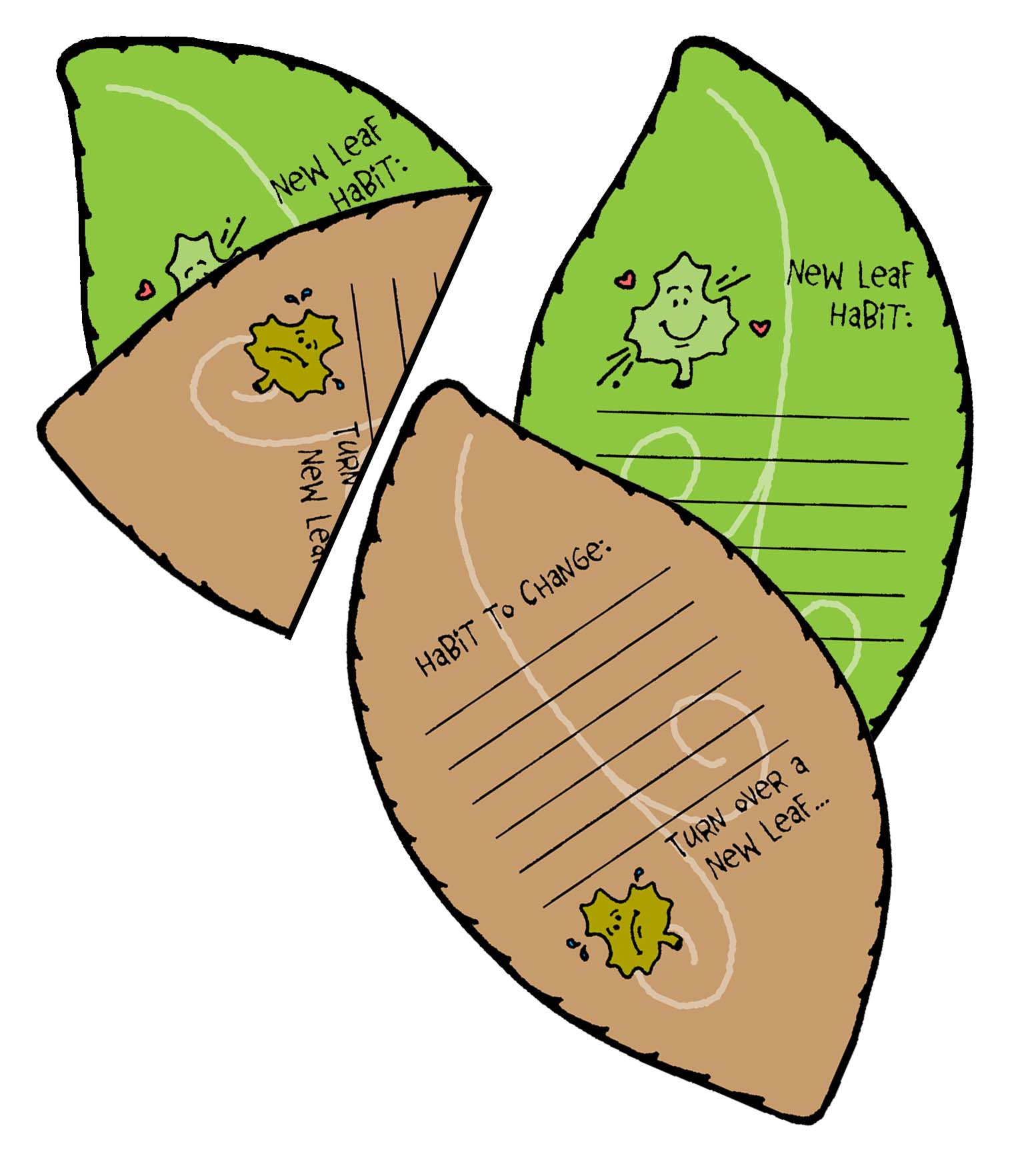$3.75 Activity Days - Anytime Motivational Activity: Turn Over a New Leaf - For Faith in God Program