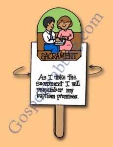 SACRAMENT / BAPTISM COVENANTS: Primary 3 CTR-B, Lesson 33, Primary 3 manual, The Sacrament Reminds Us of Our Covenants, Primary Lesson Helps, Sunday Savers book or CD-ROM, Gospel Grab Bag, gospelgrabbag.com