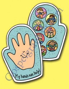 BODY: Sunbeam Lesson 17, I Am Thankful for My Hands, Sunday Savers book or CD-ROM, gospelgrabbag.com, Primary Lesson Helps, Primary 1 manual