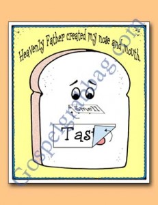 BODY: Sunbeam Lesson 20, Am Thankful That I Can Smell and Taste, Sunday Savers book or CD-ROM, gospelgrabbag.com, Primary Lesson Helps, Primary 1 manual, senses