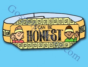 HONESTY: Sunbeam Lesson 37, I Can Be Honest, Sunday Savers book or CD-ROM, gospelgrabbag.com, Primary Lesson Helps, Primary 1 manual, stripling warriors