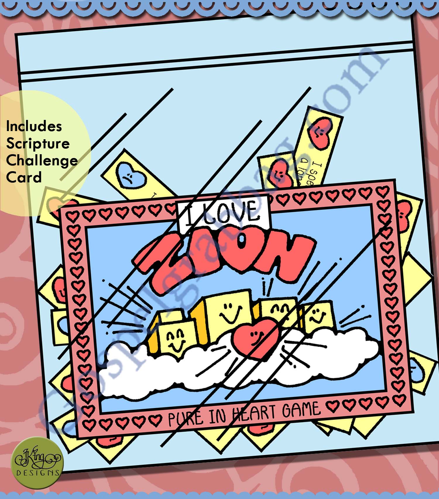 Ages 8-11 CHOOSE THE RIGHT I Love Zion Pure in Heart Game