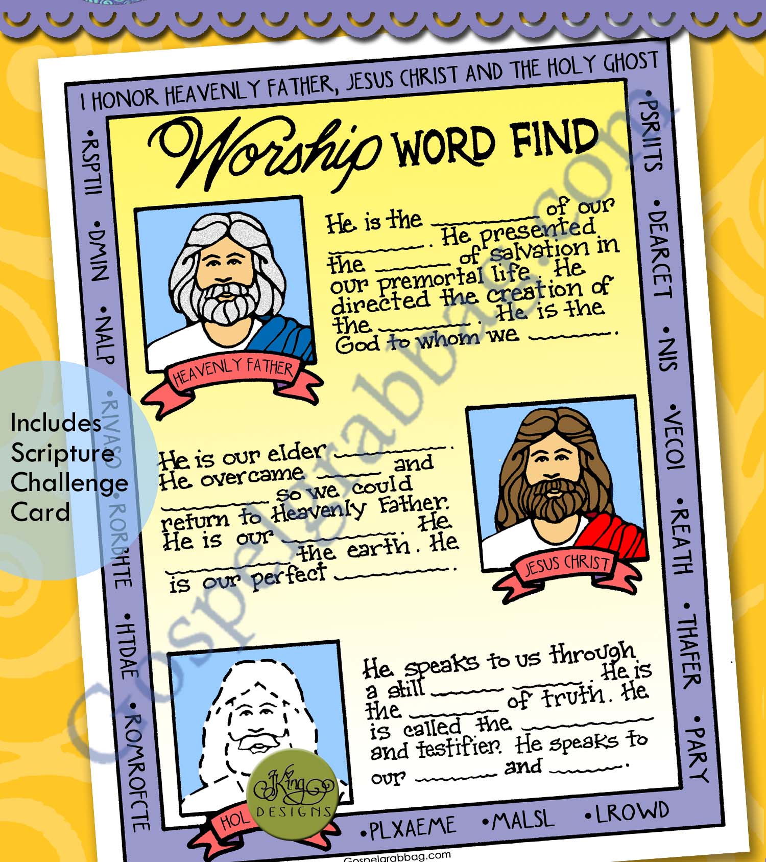 $1.50 Little LESSON LIFESAVER Activity for Come Follow Me – Primary and Home (family home evening), LDS, Christian, Bible Study