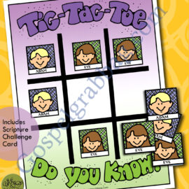 Adam and Eve Tic-Tac-Toe Game