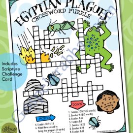 PRIESTHOOD Activity: Egyptian Plagues crossword puzzle – Moses Delivers the Israelites from Bondage, Primary Lesson Helps