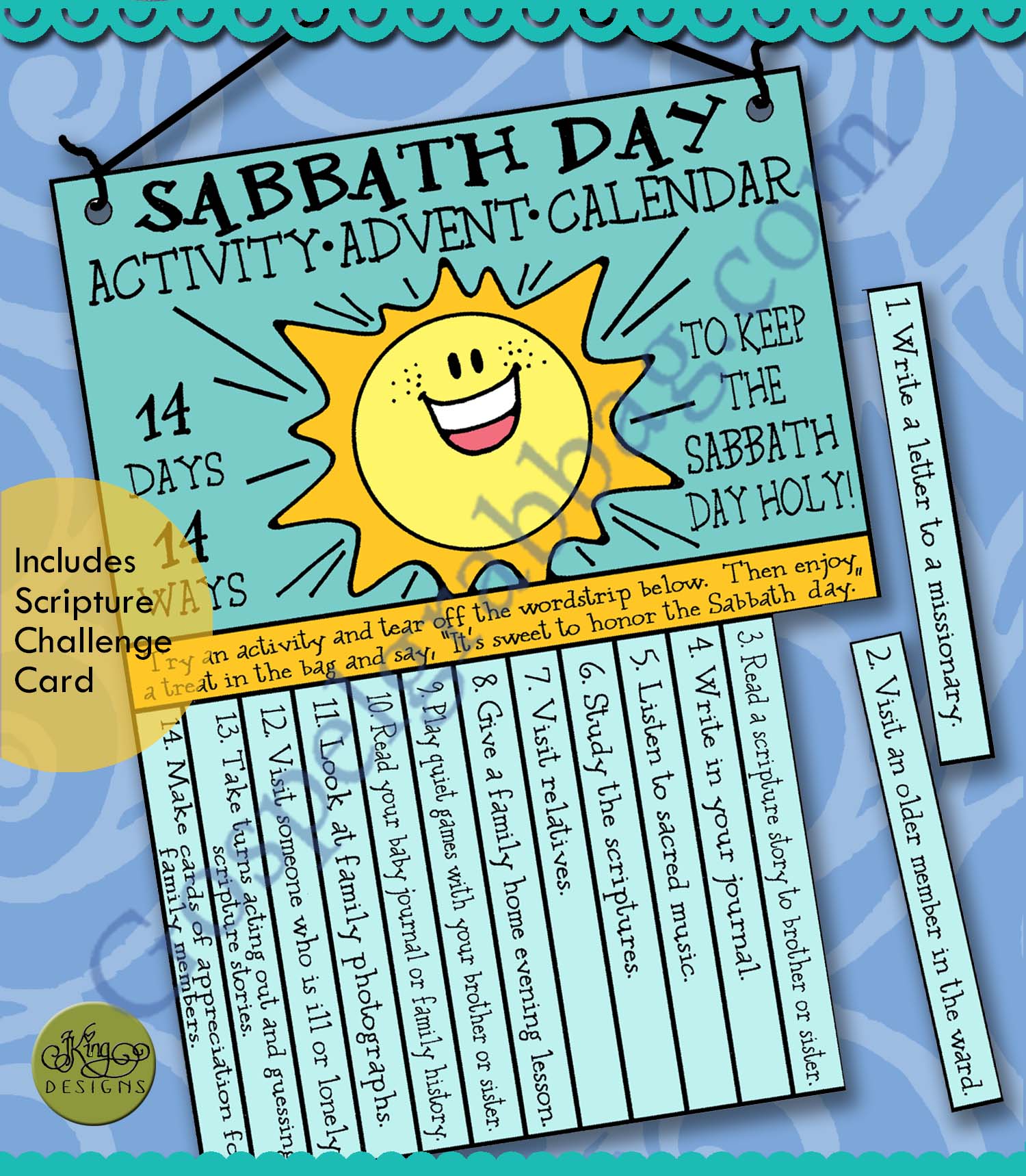 $1.50 Little LESSON LIFESAVER Activity for Come Follow Me – Primary and Home (family home evening), LDS, Christian, Bible Study