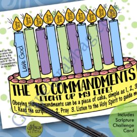 Commandments Lesson Activity for Ages 8-11 OLD TESTAMENT