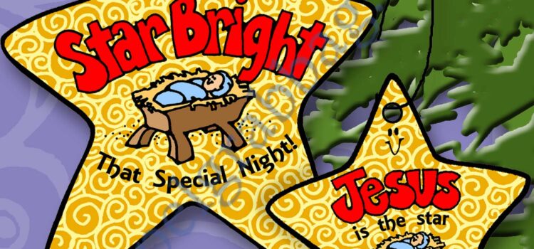 Star Bright that Special Night (testimony star and star ornament)