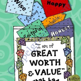 LESSON LIFESAVER Activity Great Worth and Value grab bag