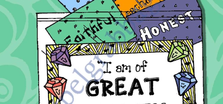 LESSON LIFESAVER Activity Great Worth and Value grab bag