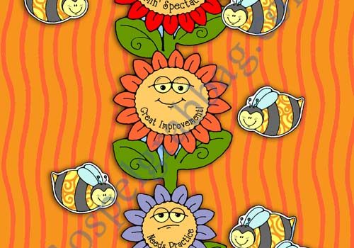 LDS Primary Singing Time, Fun Song Activities, Bee-utiful Singing Flowers meter and pick-a-song, Music leader, sharing time, family home evening