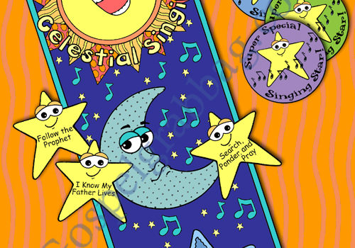 CELESTIAL SINGERS sun/moon/star singing meter and singer award