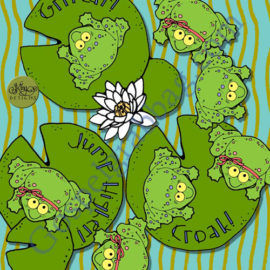 LDS Primary Singing Time, Fun Song Activities, Frog Friends Hop to It! singing meter, Music leader, sharing time, family home evening