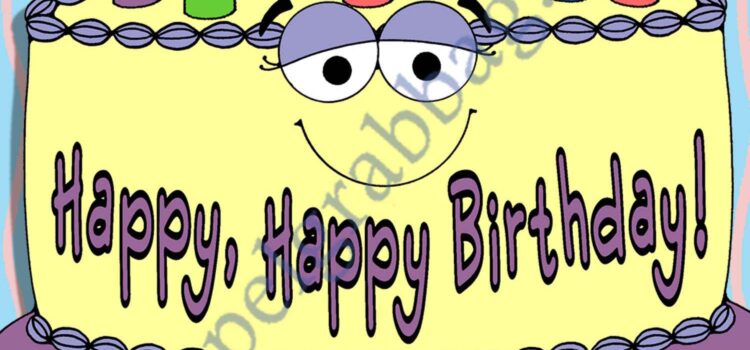 Happy Birthday - Light the Cake with candles an badges ACTIVITY