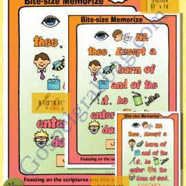 $2.00 BAPTISM: John 3:5 Scripture Posters/Cards rebus message