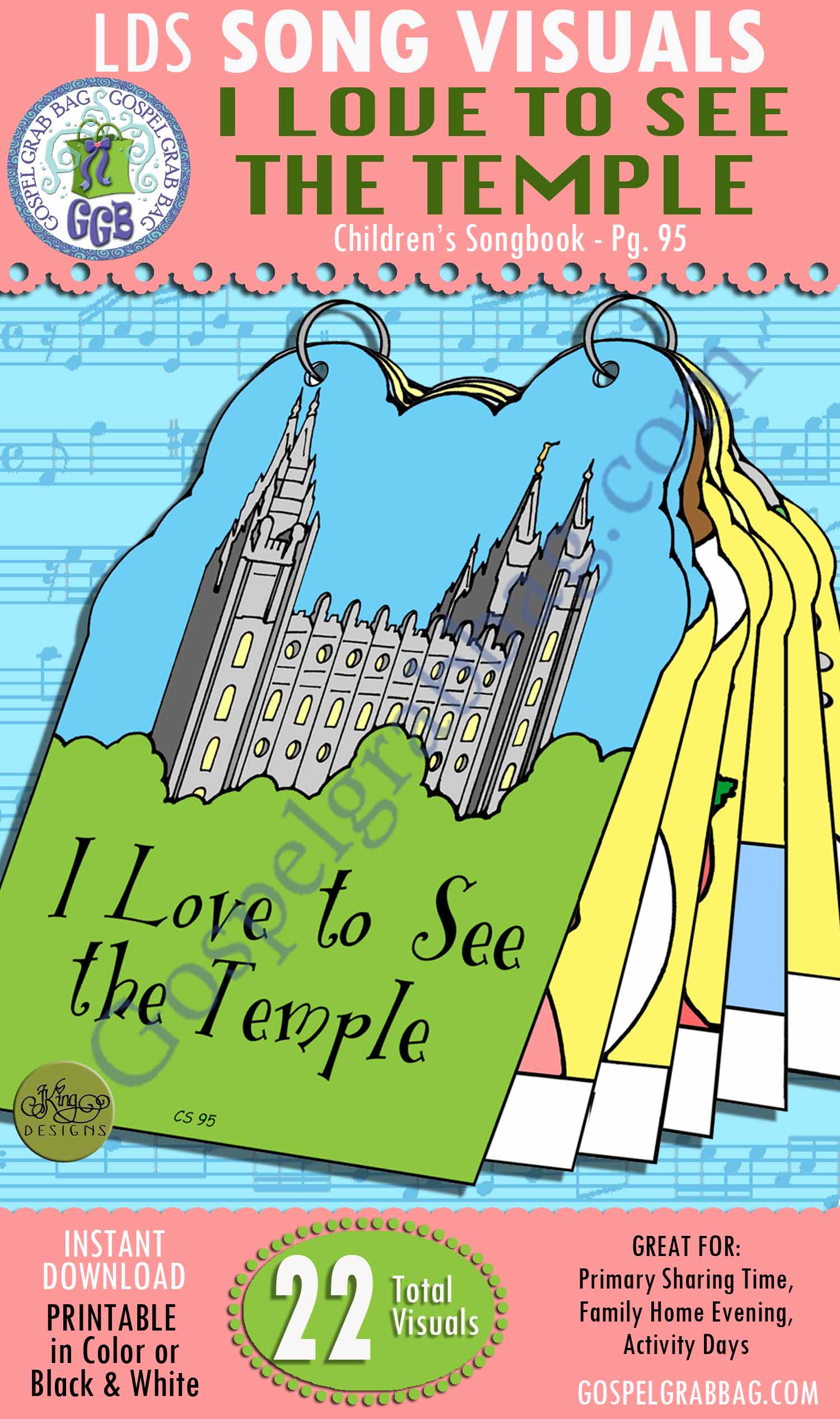 I Love to See the Temple song visiuals