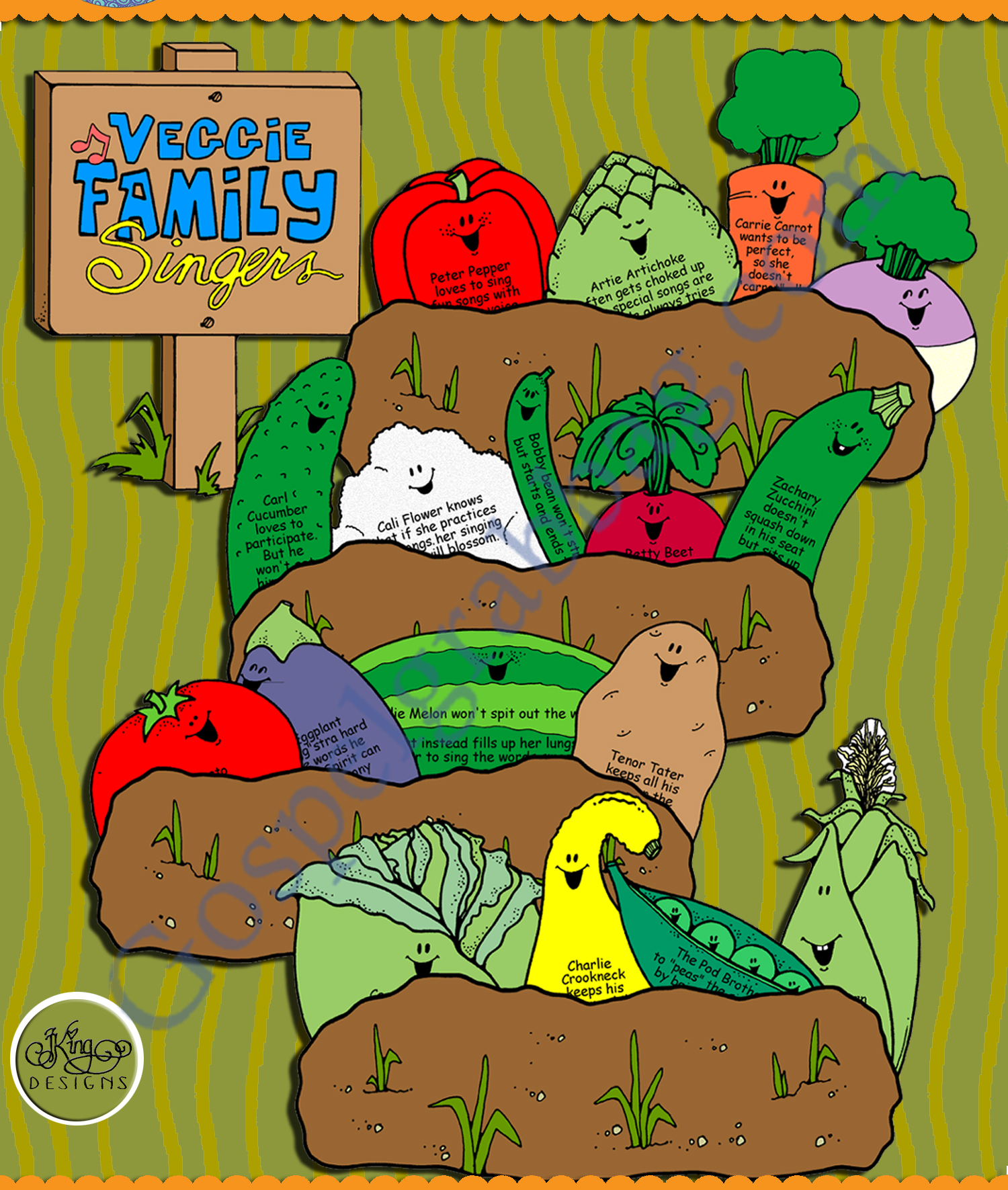 Veggie Family Singers SINGING FUN ACTIVITY