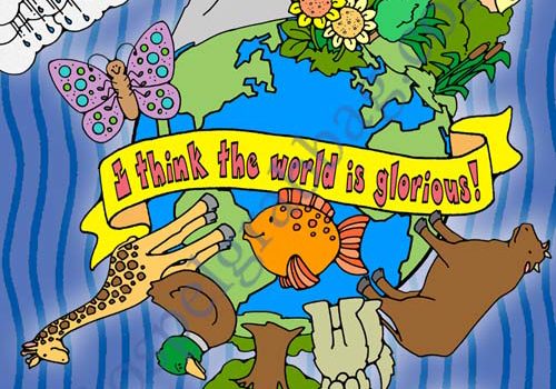 I THINK THE WORLD IS GLORIOUS Creation pick-a-song, singing meter