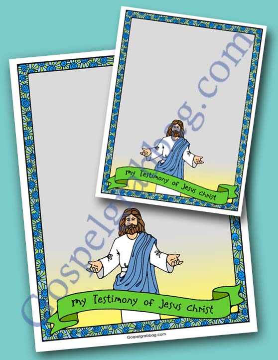 $1.50 – JESUS CHRIST: LDS Activity Days - Learning and Living the Gospel - Goal 6, Book of Mormon teaches about faith in Jesus Christ, family home evening, gospelgrabbab.com