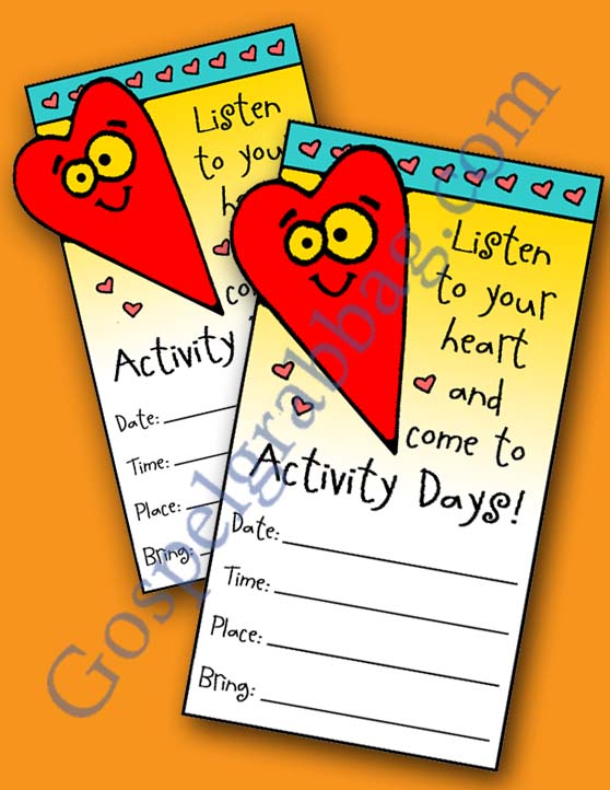 $1.50 - EDUCATION: LDS Activity Days – Developing Talents - Goal 6, seek learning, improve personal study habits, choose good books, gospelgrabbag.com