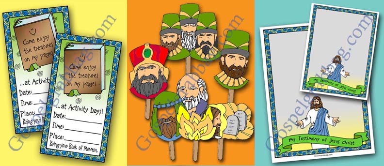 $1.50 – JESUS CHRIST: LDS Activity Days - Learning and Living the Gospel - Goal 6, Book of Mormon teaches about faith in Jesus Christ, family home evening, gospelgrabbab.com