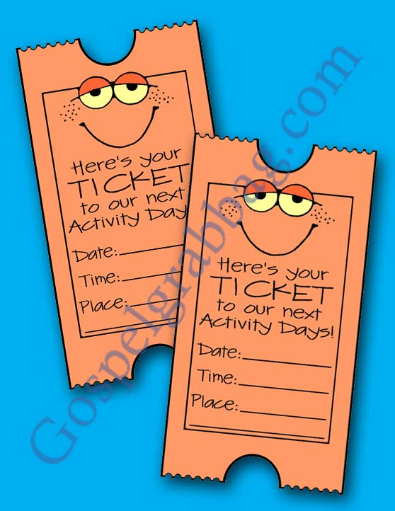 $1.00 - CULTURAL ARTS: LDS Activity Days – Developing Talents - Goal 5, visit an art museum or attend a concert, play, cultural event, family home evening, gospelgrabbag.com