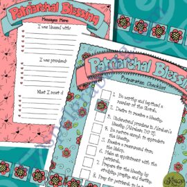 Patriarchal Blessing Prep Checklist and Messages Memo