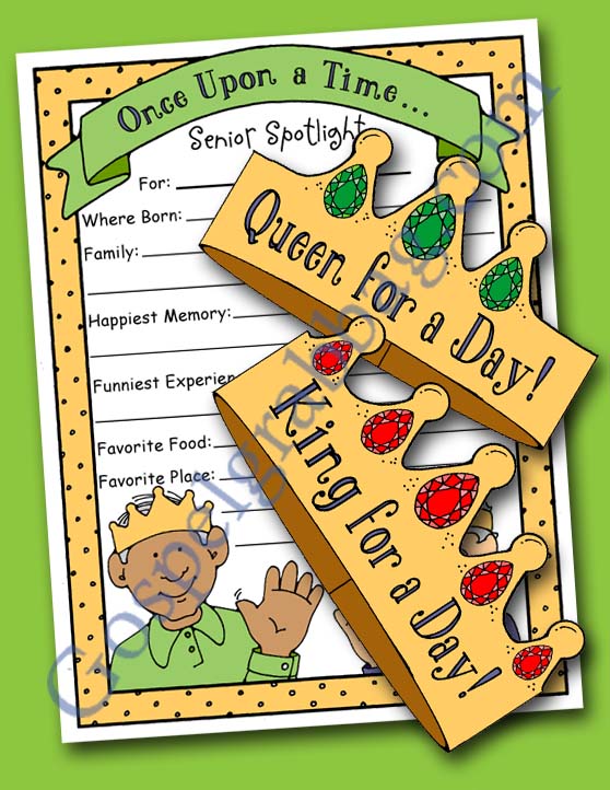 Once Upon a Time ... Queen and King for a Day! Spotlight Activity - Children & Youth Goals