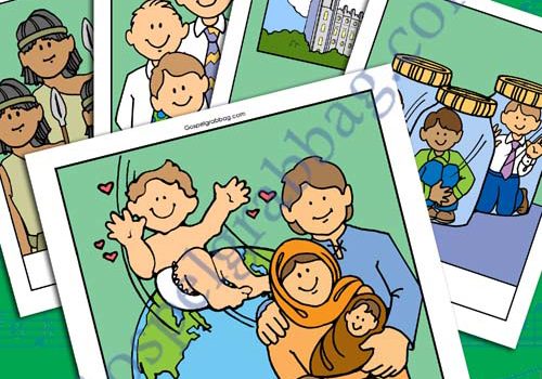 “We’ll Bring the World His Truth” – Song Visuals "We'll bring the World His Truth," Children's Songbook, 172, Primary Music, Singing Practice, GospelGrabBag.com