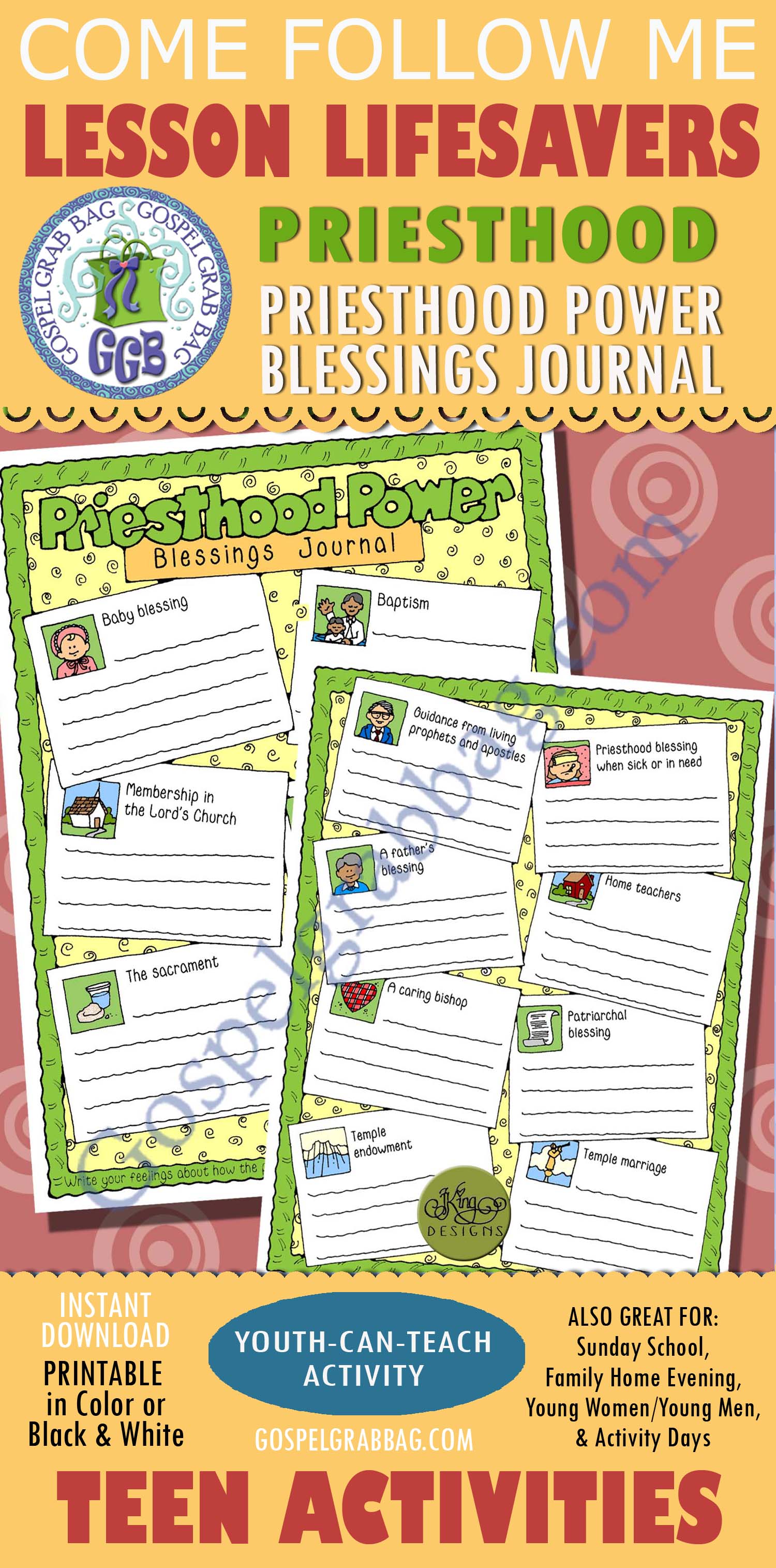 Priesthood Power Blessings Journal