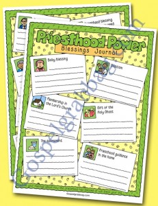 $0.50 - PRIESTHOOD: LDS Lesson Activity - priesthood blesses our lives, types of priesthood blessings, gospelgrabbag.com, yw2.10