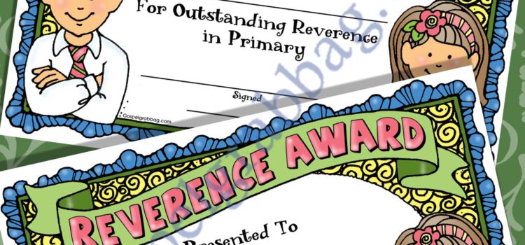 REVERENCE AWARD Primary