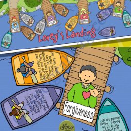 $3.50 POST-AND-PRESENT Activity for Come Follow Me – Primary and Home (family home evening), LDS, Christian, Bible Study