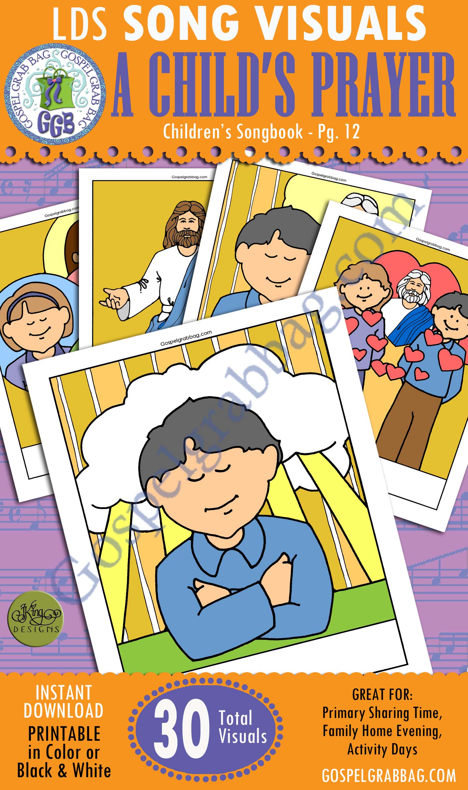 A Child's Prayer song visuals