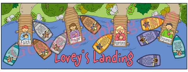 Faith - Prayer - Repentance - Forgiveness: LDS Lesson Activity: Lovey's Landing – Come, Follow Me - Find Solutions to Challenges and Problems, gospelgrabbag.com