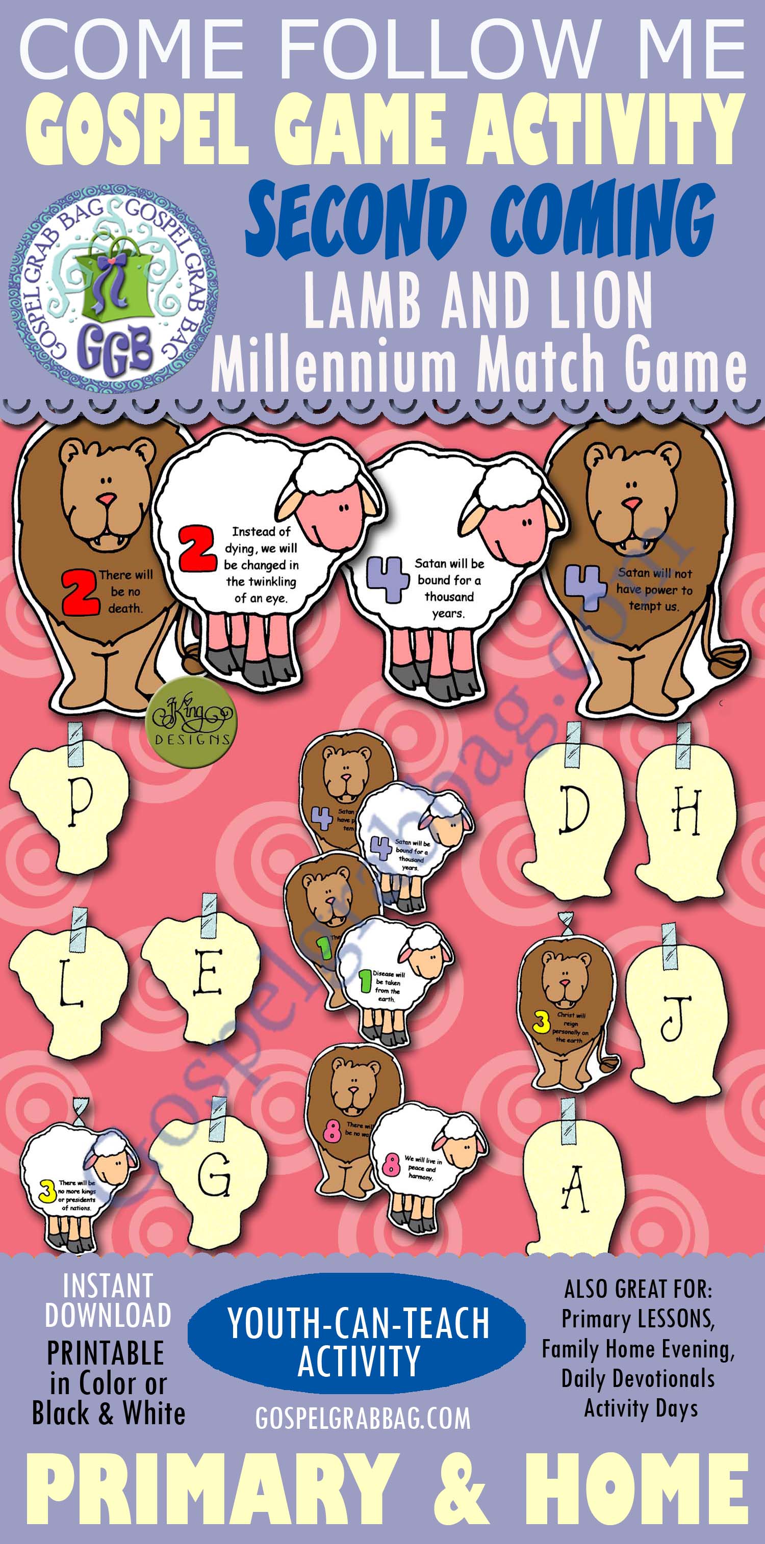 “Lamb and the Lion” Millennium Match Game