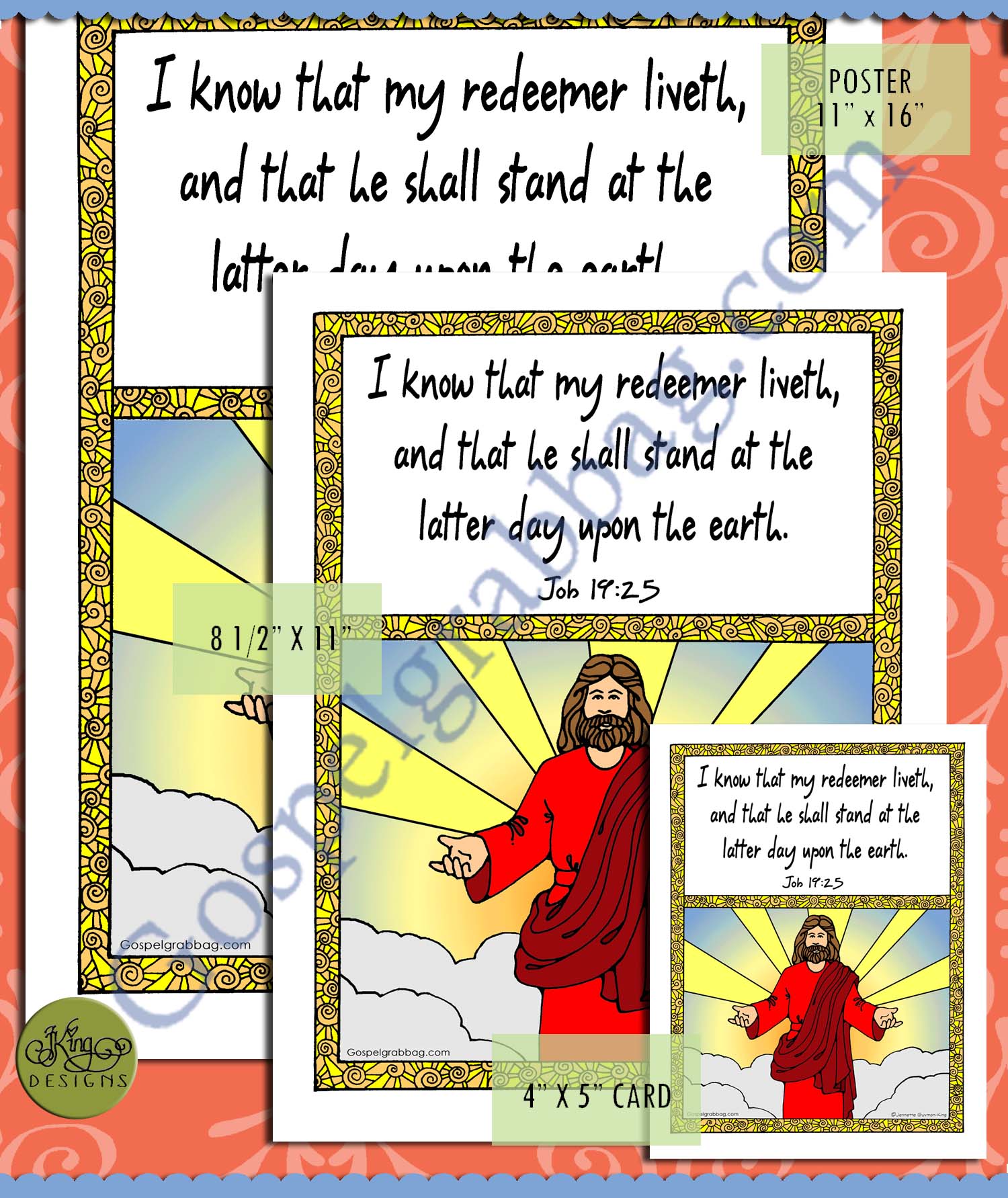 Job 19:25 scripture "I know that my redeemer liveth ...."