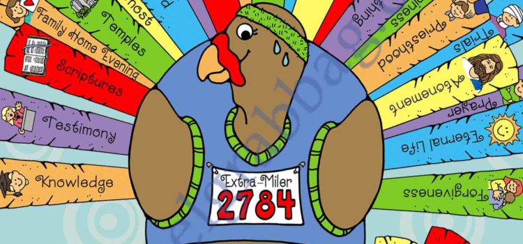 Don’t Just Gobble Up Blessings (Extra-Miler Thankful Turkey – Feather Find)