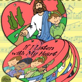 "If I Listen With My Heart" Song Visuals for Primary