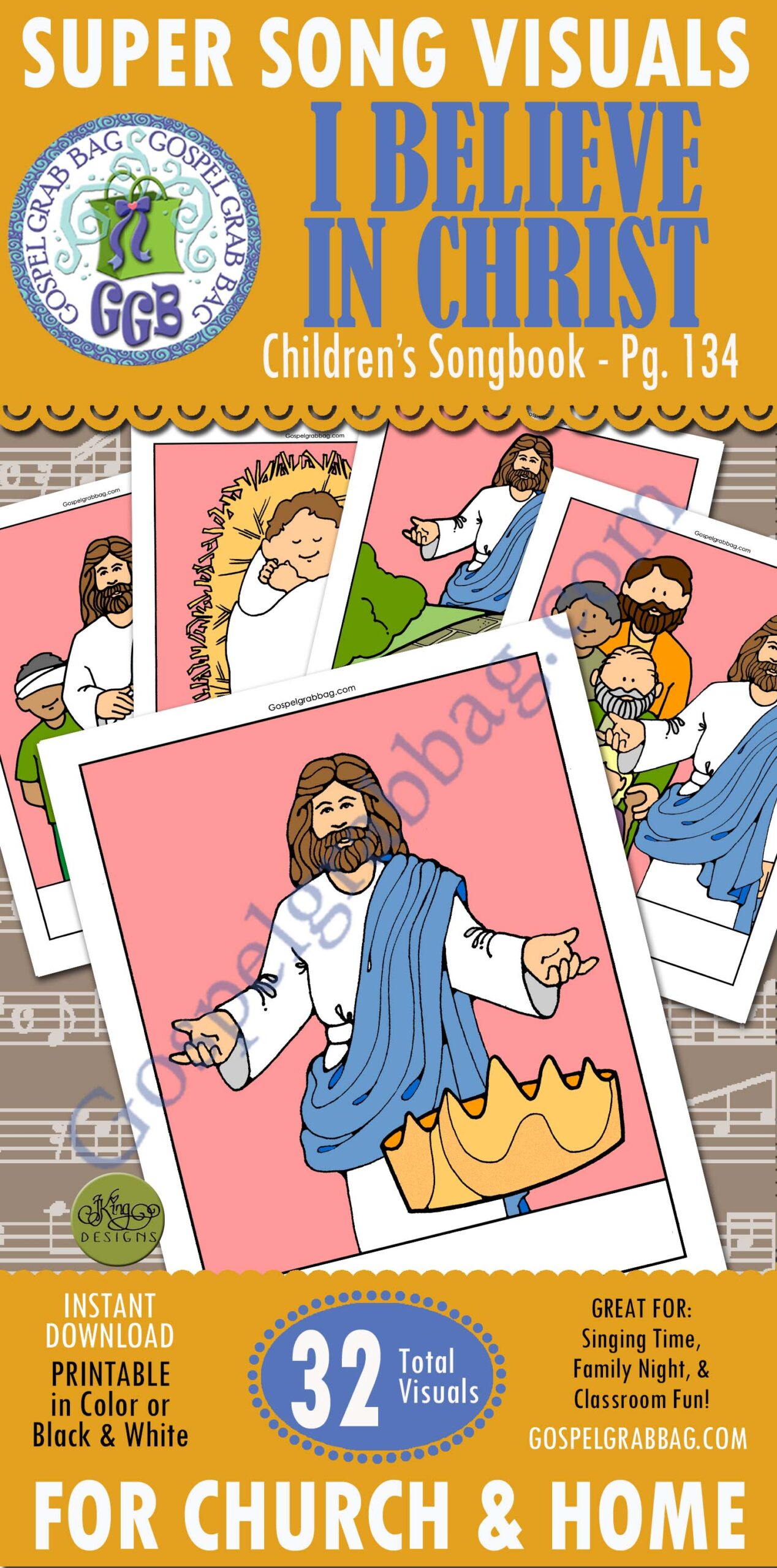 I Believe in Christ SONG VISUALS Hymnal, p. 134