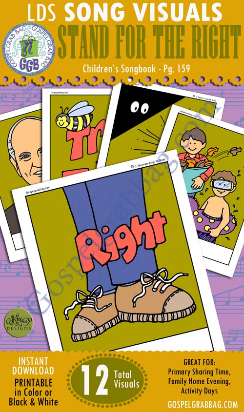 Stand for the Right song visuals