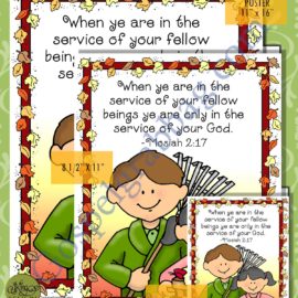 Mosiah 2:17 Serve God by Serving Others