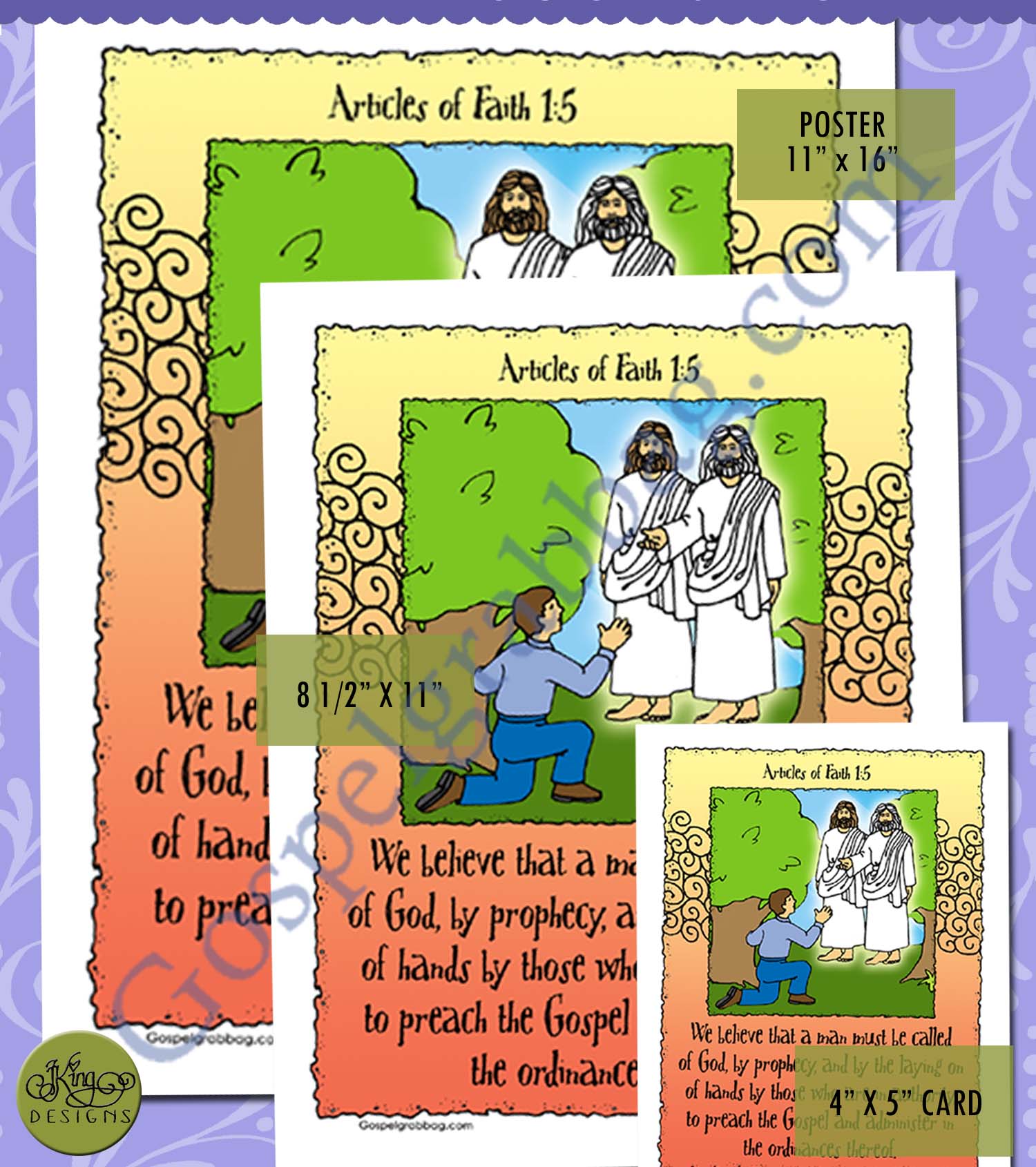 Articles of Faith 1:5 "We believe that a man must be called of God by prophecty ...."