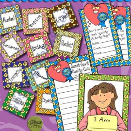 SWEET SPIRIT Quality Game, Quiz, and Mirror Motivators - Children & Youth Goals