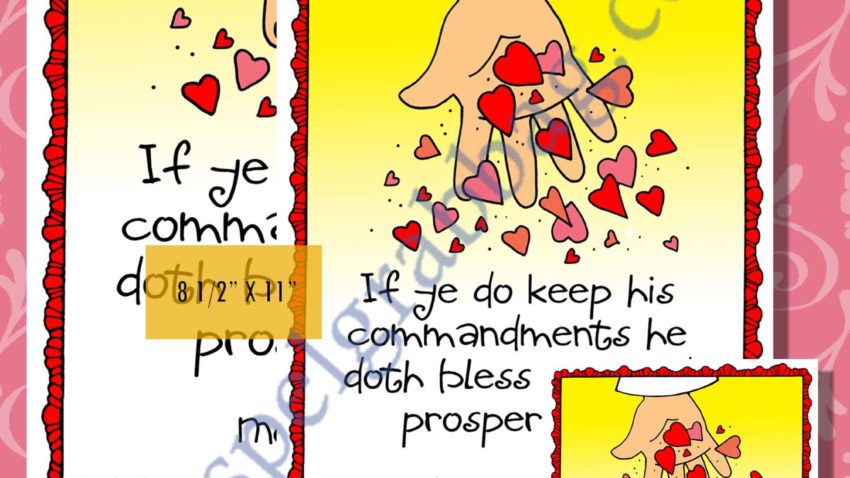 Mosiah 2:22: “If ye would keep his commandments . . . he doth bless you and prosper you.”