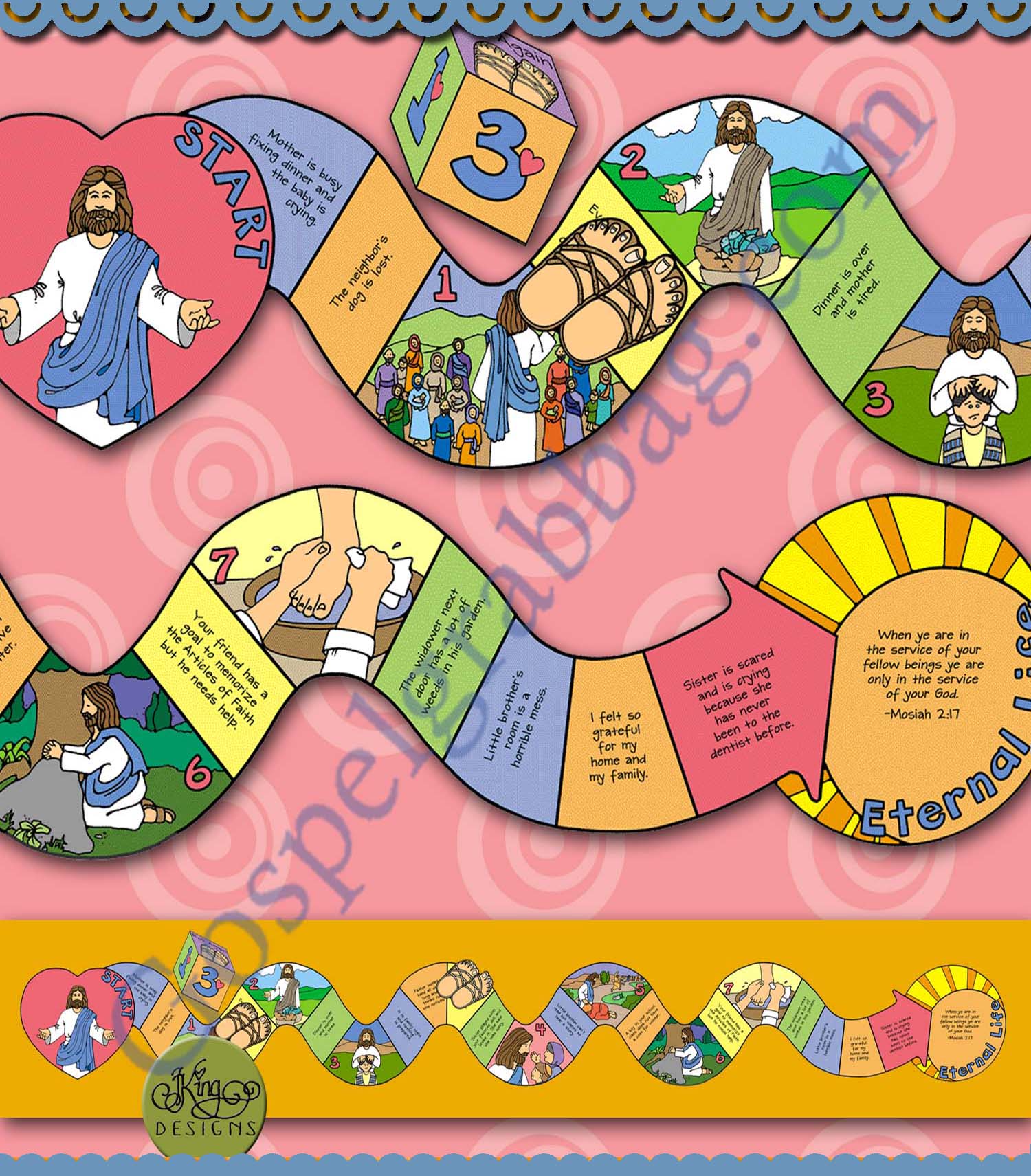 $3.50 POST-AND-PRESENT Activity for Come Follow Me – Primary and Home (family home evening), LDS, Christian, Bible Study