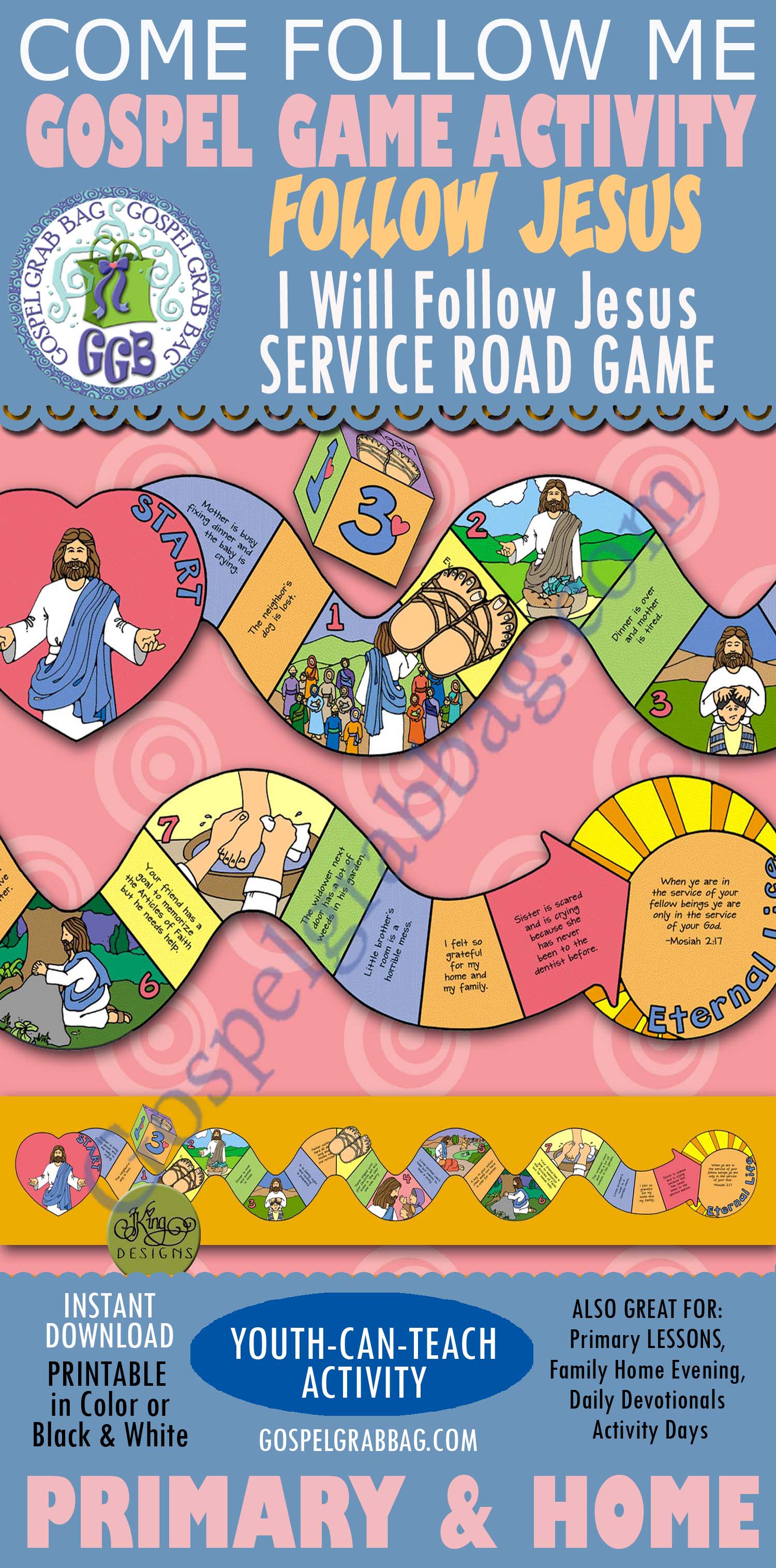I Will Follow Jesus – Service Road Game