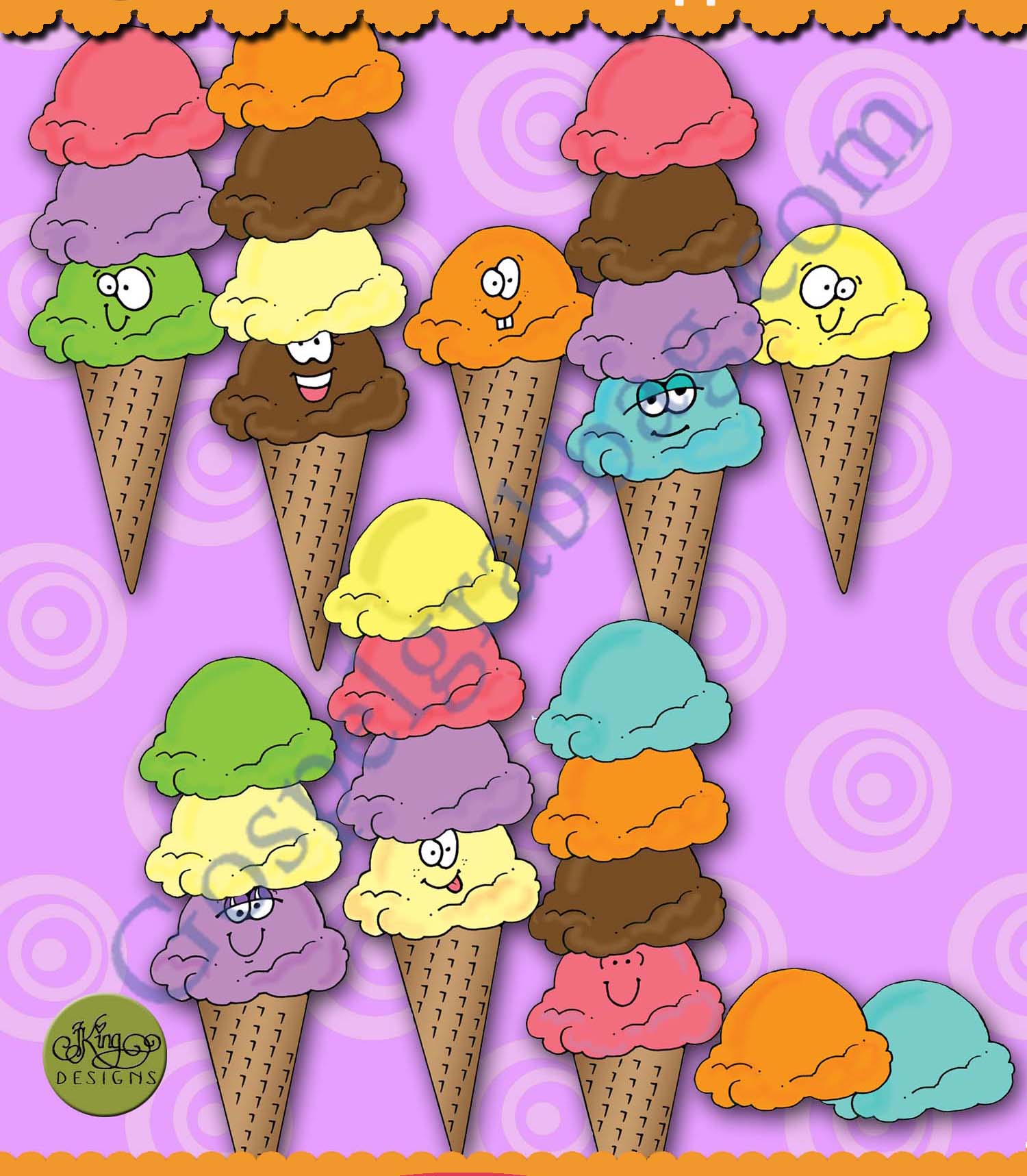 SCOOP UP FAMILY SUCCESS service toppers